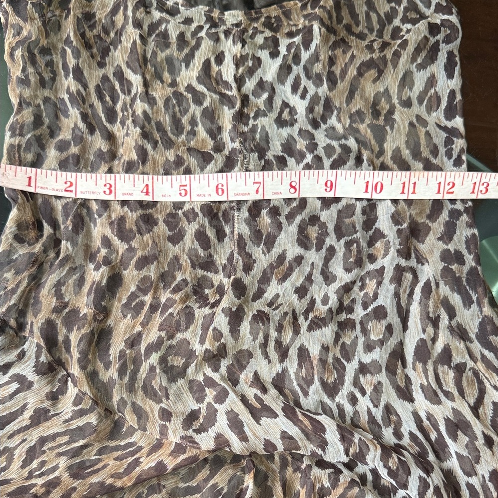 Dolce & Gabbana Animal Print Midi Dress 100%Silk - Picture 8 of 11
